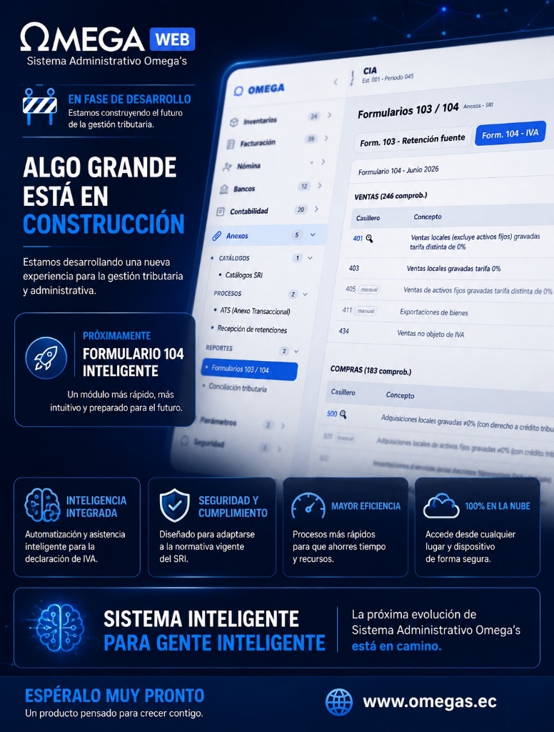 Omega Web Formulario 104